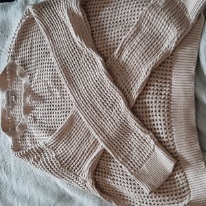 3/$15 Calvin Klein Jeans mesh knit sweater